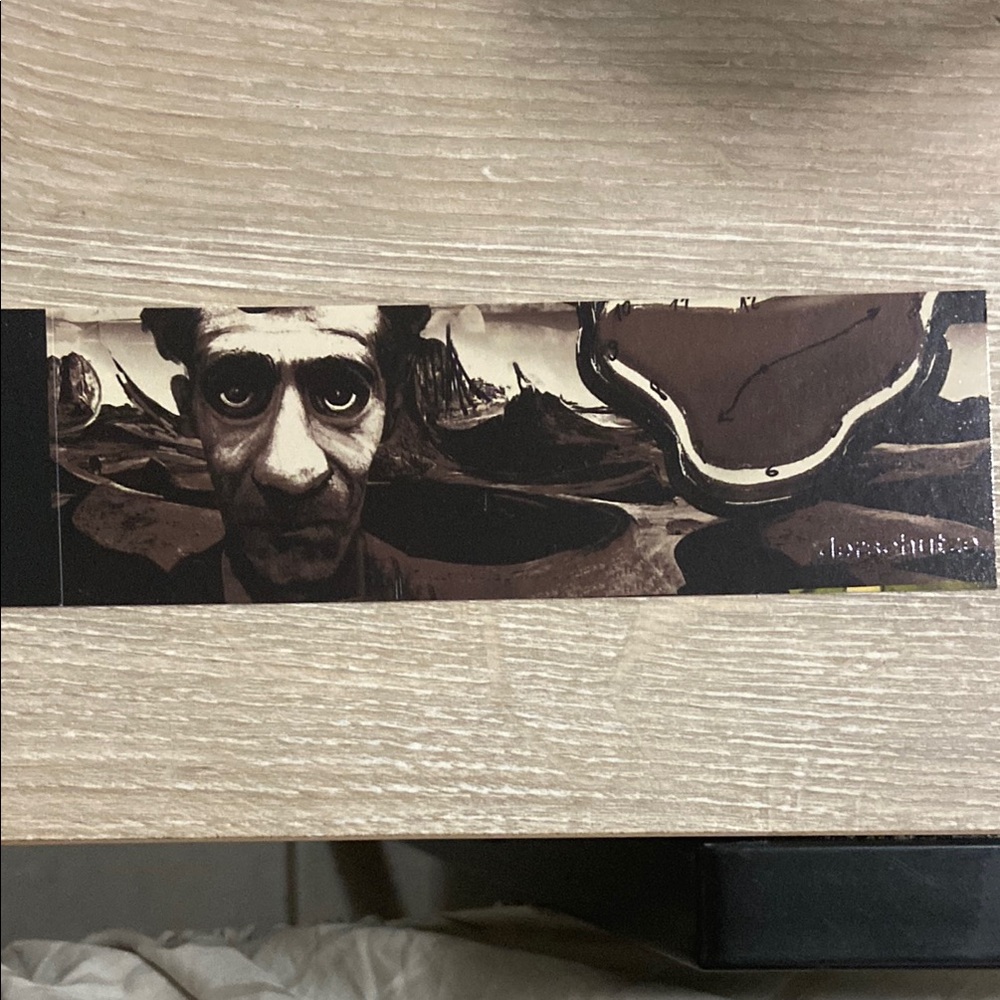 Derschutze Brown Surrealist Art Sticker